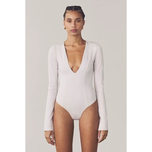 Artemis Diciero Zoe Bodysuit in Bone - Picture 2 of 4